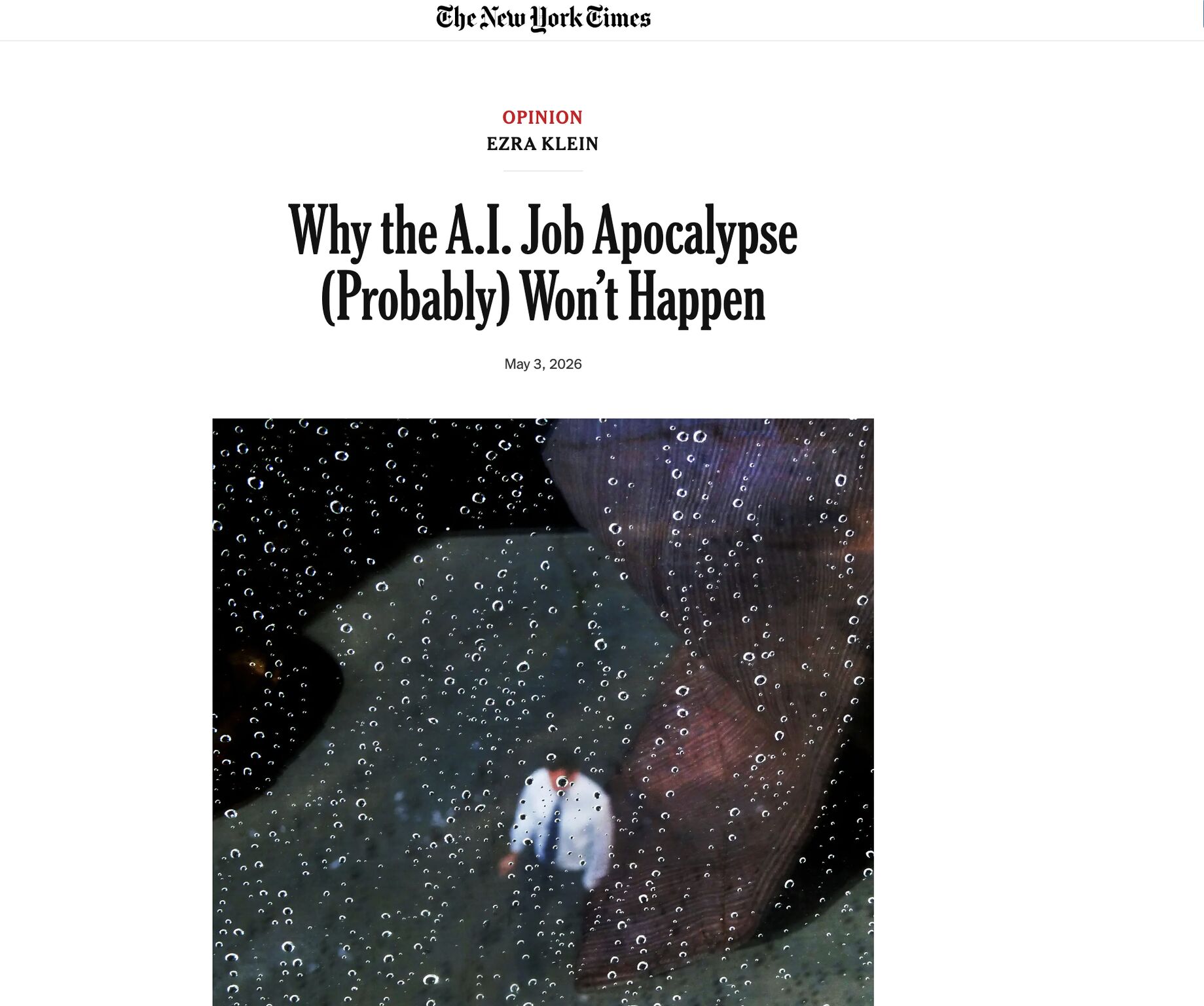 Editorial photograph illustrating the article subject
